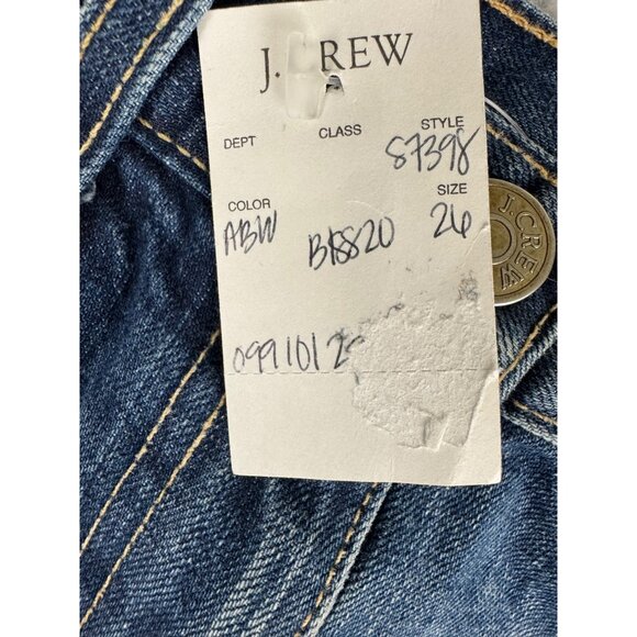 J. Crew Womens Denim Mini Skirt Y2K NWT Size 26 Blue Classic Style - Picture 6 of 9